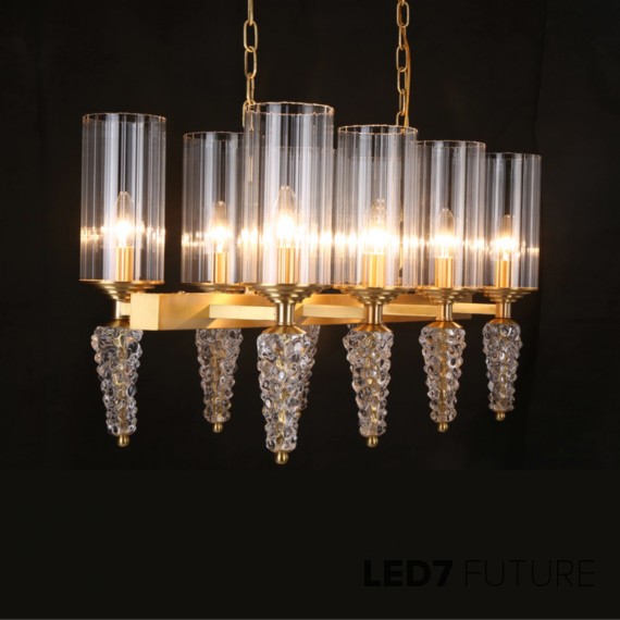 Ritz - Ice Rectangular Chandelier